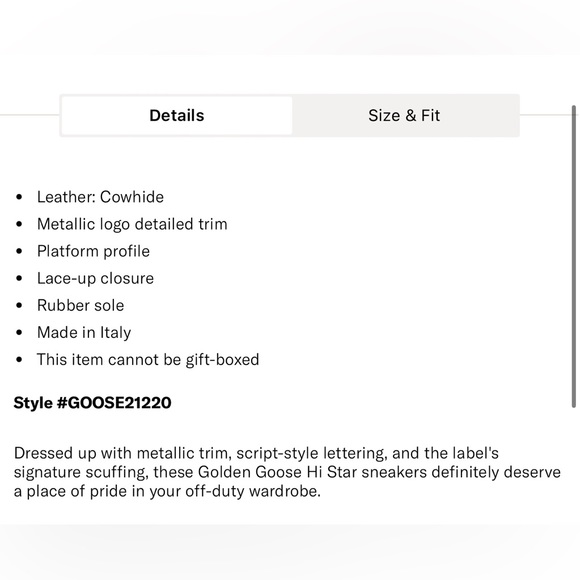 Golden Goose Hi Star platform sneakers white/silver - Picture 6 of 9